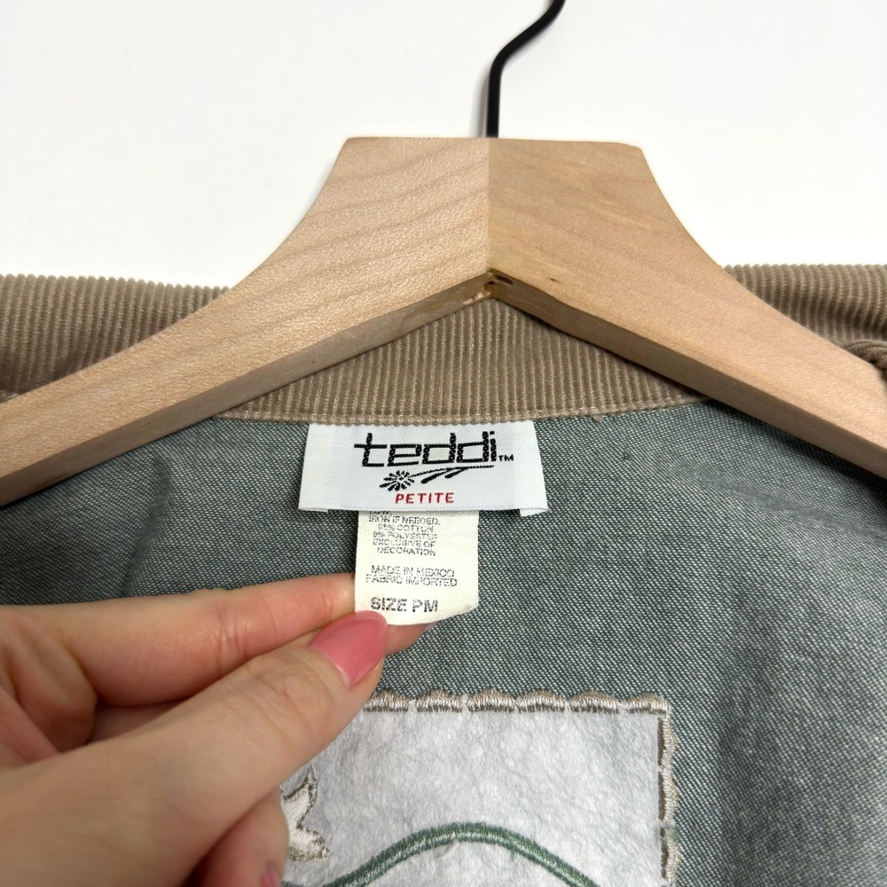 VINTAGE Teddi Chore Coat Corduroy Collar - Picture 7 of 7